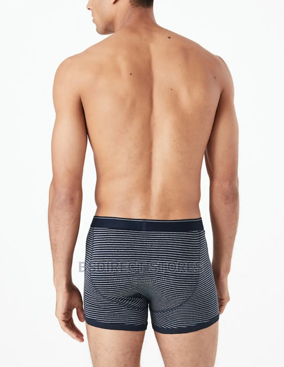 Marks and Spencer Blue Stripe 3pk Cotton Cool Fresh Trunks