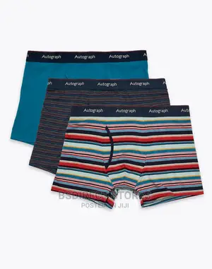Marks and Spencer Multi 3 Pack Supima Cotton Blend Trunks