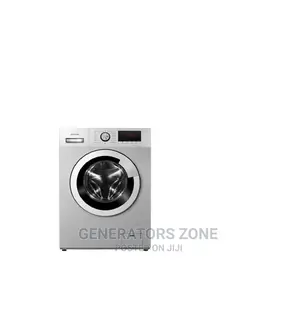 Silver- 8kg- Hisense Front Load Washer and Spin Machine