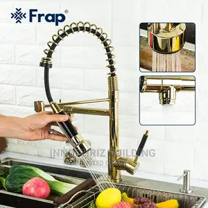 Gold Kitchen Sink Mixer (9976G)