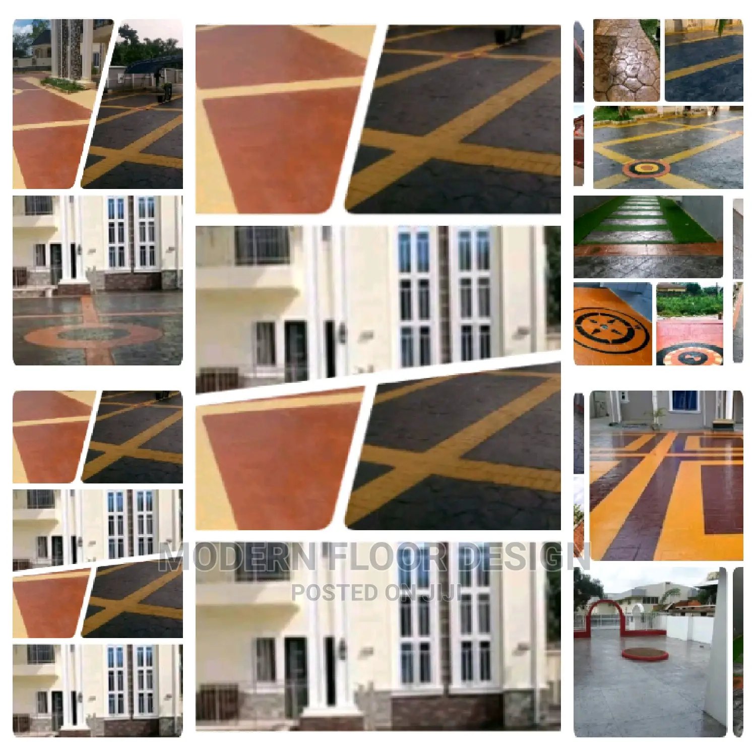 S J Concrete Stamps Floor