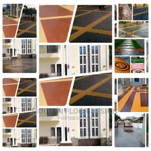 S J Concrete Stamps Floor