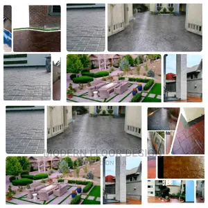 S J Concrete Stamps Floor