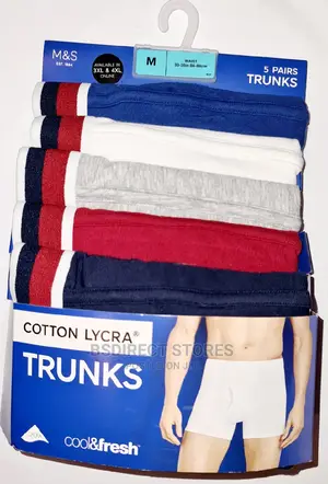 Marks and Spencer Multi 5 Packs Cotton Cool Fresh Trunks