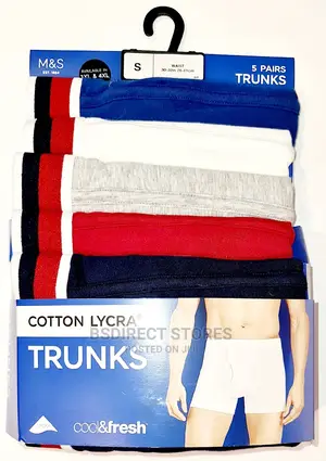 Marks and Spencer Multi 5 Packs Cotton Cool Fresh Trunks