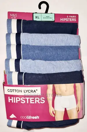 Marks and Spencer Denim Mix 5 Pack Cool and Fresh Hipsters