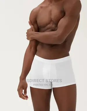 Marks and Spencer Pure White 5 Pack Cool Fresh Hipsters