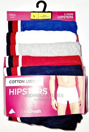 Marks and Spencer Multi - Mix 5 Pack Cool Fresh Hipsters