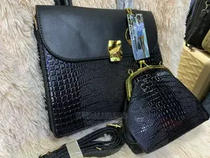 Medium Size 2n1 Croc Skin Quality Hand Bag