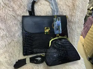 Medium Size 2n1 Croc Skin Quality Hand Bag