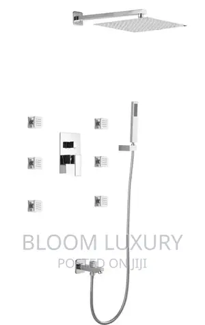 Shower Set With Body Jets Wall Mount Shower
