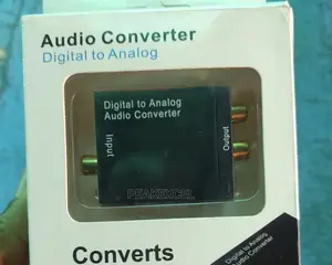 Digital to Analog Audio Converter With Optical Cable