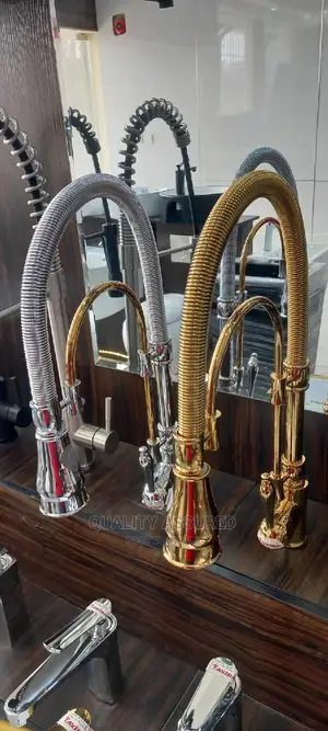 Gold Spring Kitchen Tap