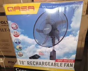 Qasa 18" Rechargeable Fan