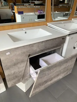 Cabinet Basin With Bluetooth Speaker Mirror