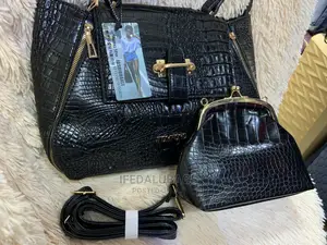 Quality 2n1 Croc Skin Hand Bag