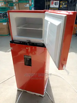 Hisense Double Doors Fridge 205liters Red