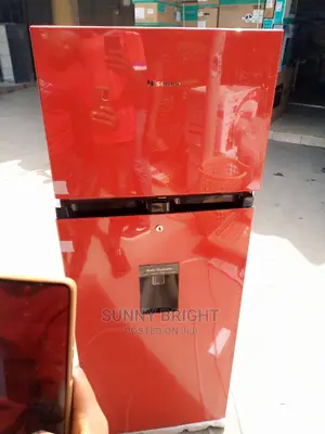 Hisense Double Doors Fridge 205liters Red