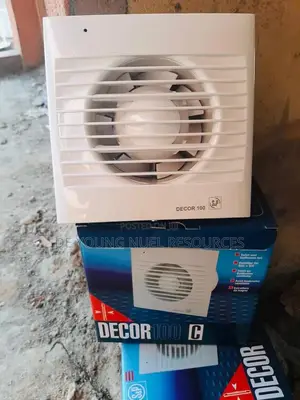 Decor 100c 4" Extractor Fan for Kitchen and Bathroom