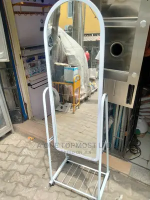 White Standing Mirror