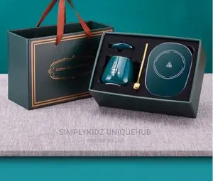 Lucky Ceramic Coffee Cup With Automatic Heating Pad