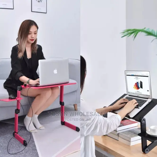 T9 Multi Functional Adjustable Laptop Table and Cooling Fan