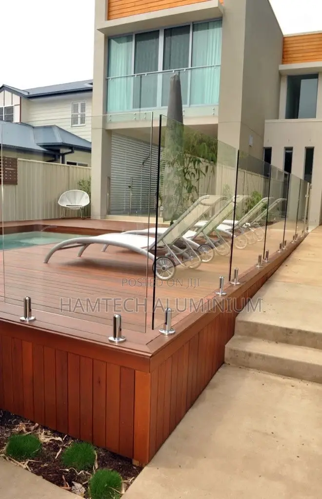 Swimming Pool Glass Cover