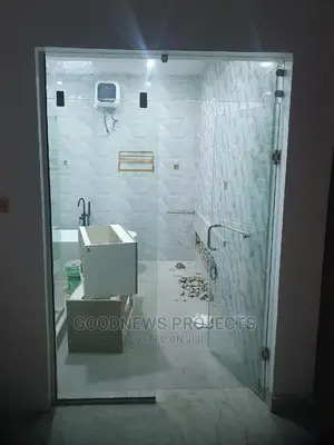Glass Partition to Master Toilet