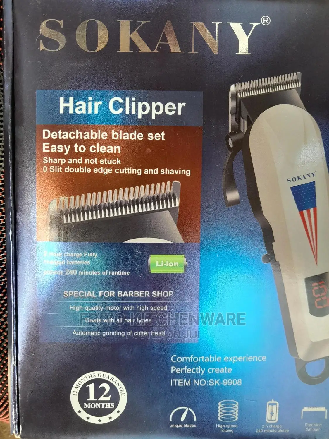 Hair Clipper (Rechargeable)