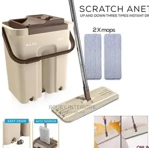 Scratch Mop and Bucket