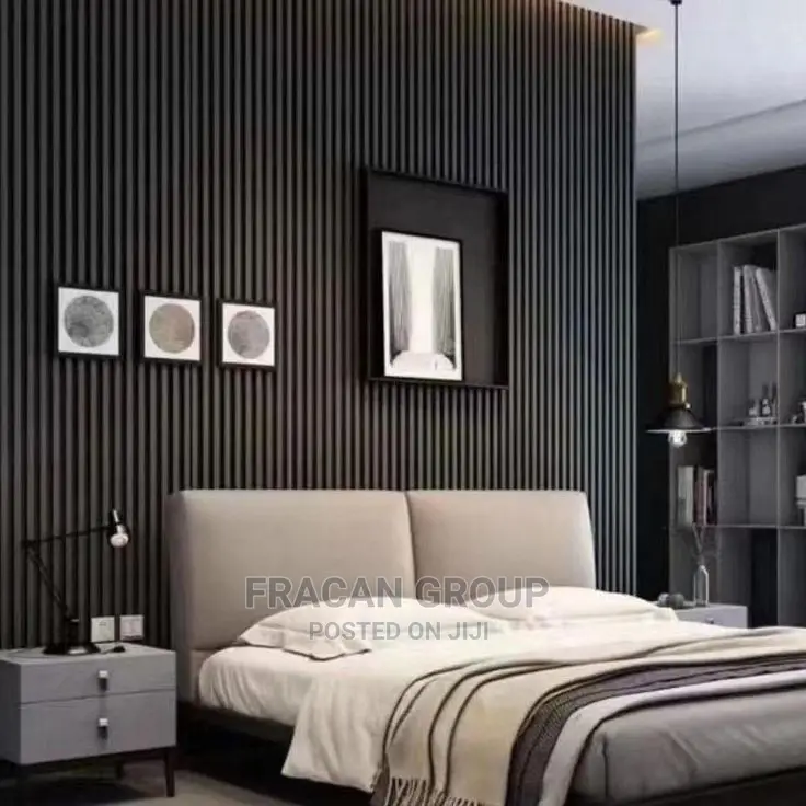 WPC Flutted Panel in Lagos. Fracan Interior LTD Abuja