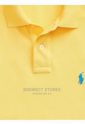 Polo Ralph Lauren Yellow Stretch Mesh Polo Shirt