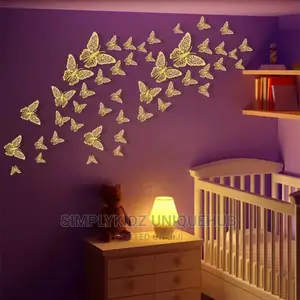 3d Butterfly Wall Stickers (12pcs)