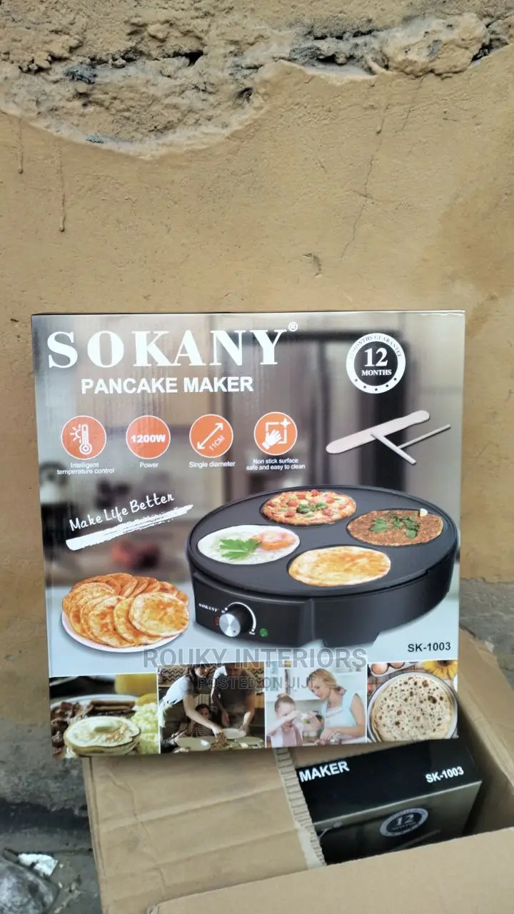 Sokany Pancakes Machine (4 Faces)