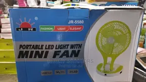 Portable Led Light With Mini Fan