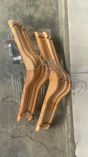 Wooden Clip Hangers With Clips