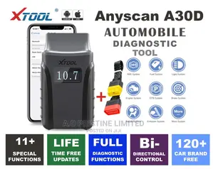 Xtool A30D Car Scanner With 11 Service Resets