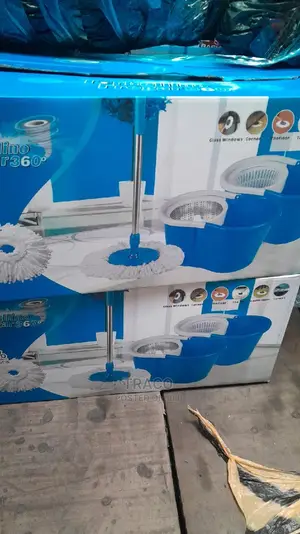 Magic Spin 360 Degree Easy Mop (Mop Head and Bucket)