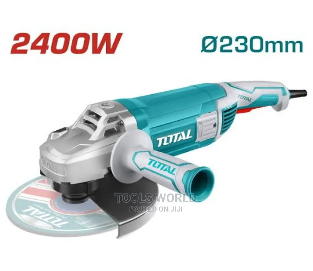 Total 2400W Angle Grinder 9"