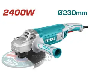 Total 2400W Angle Grinder 9"