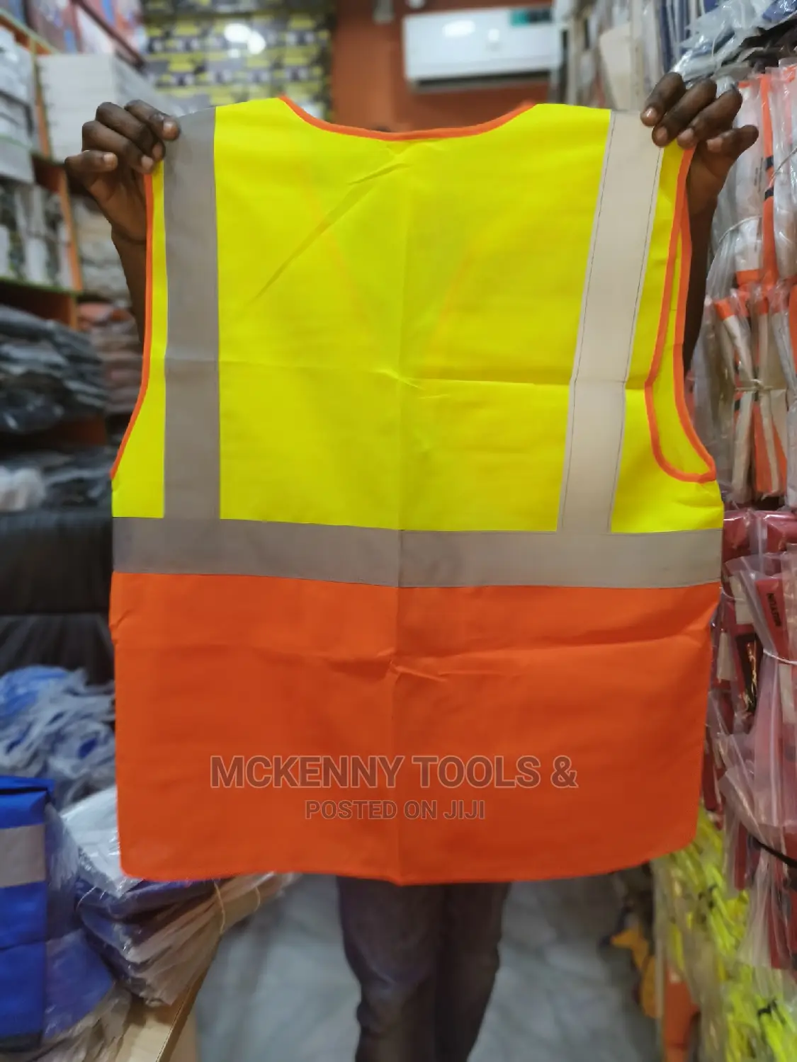 Sfvest High Visibility Reflective Safety Work Vest Security - Mckenny ...