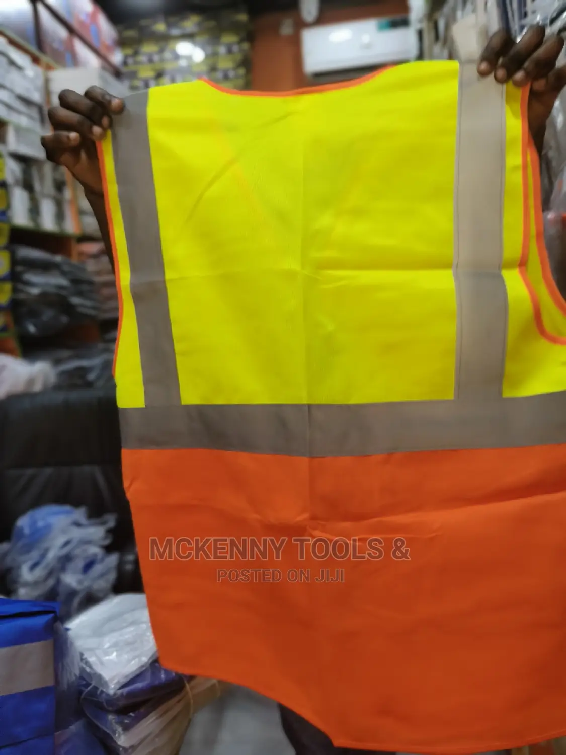 Sfvest High Visibility Reflective Safety Work Vest Security - Mckenny ...