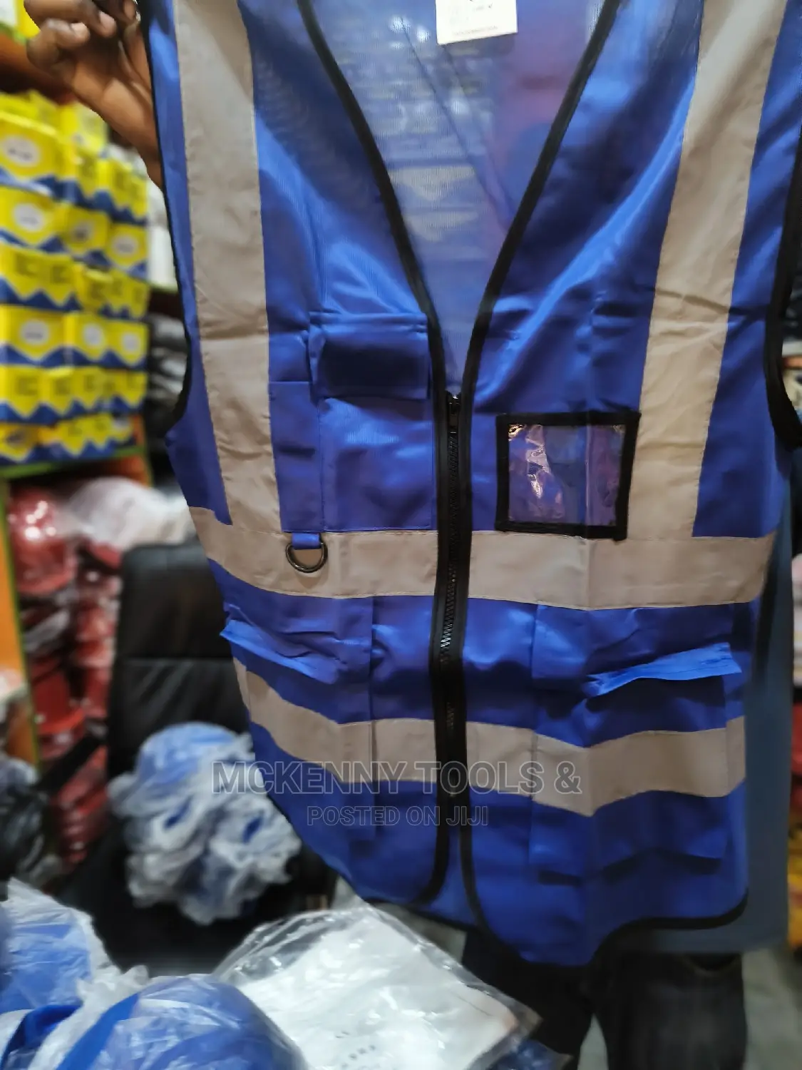 Sfvest High Visibility Reflective Safety Work Vest Security - Mckenny ...