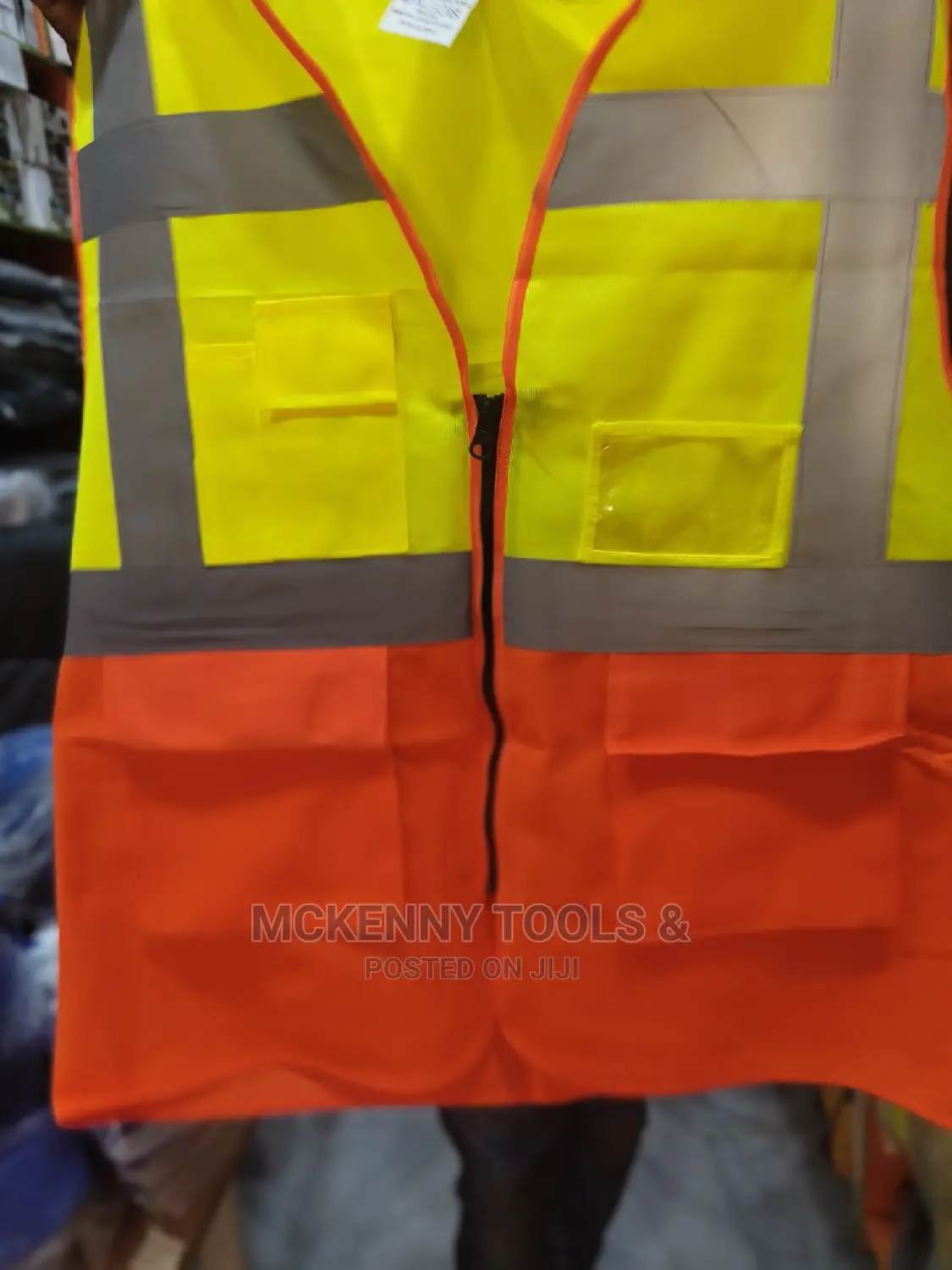 Sfvest High Visibility Reflective Safety Work Vest Security - Mckenny ...