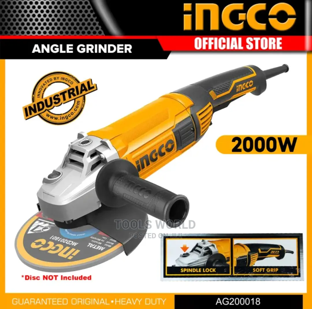 Ingco Angle Grinder 7" 2000w Ag200018 180mm