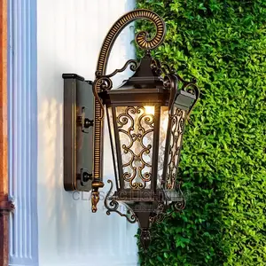 European Style Outdoor Wall Lamp Waterproof Courtyard Lamp
