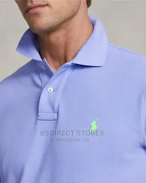 Polo Ralph Lauren Lafayette Blue Slim Fit Mesh Polo Shirt