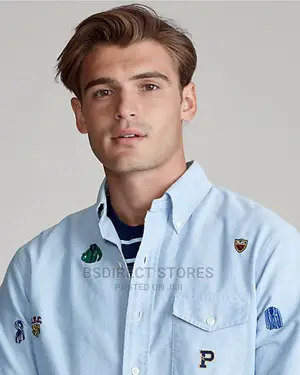Polo Ralph Lauren Custom Fit Embroidered Cotton Oxford Shirt