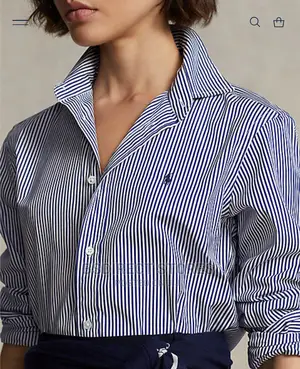 Polo Ralph Lauren Women's Long Sleeve Button Front Shirt