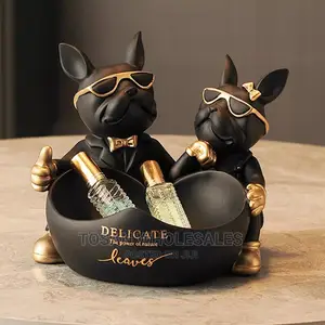 Bulldog Statue Decor